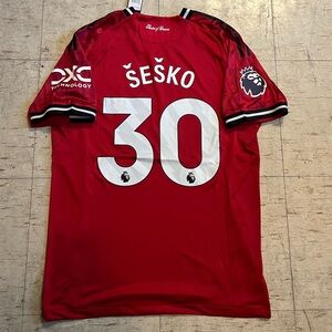 SESKO 30 MAN UNT 25/26 HOME JERSEY